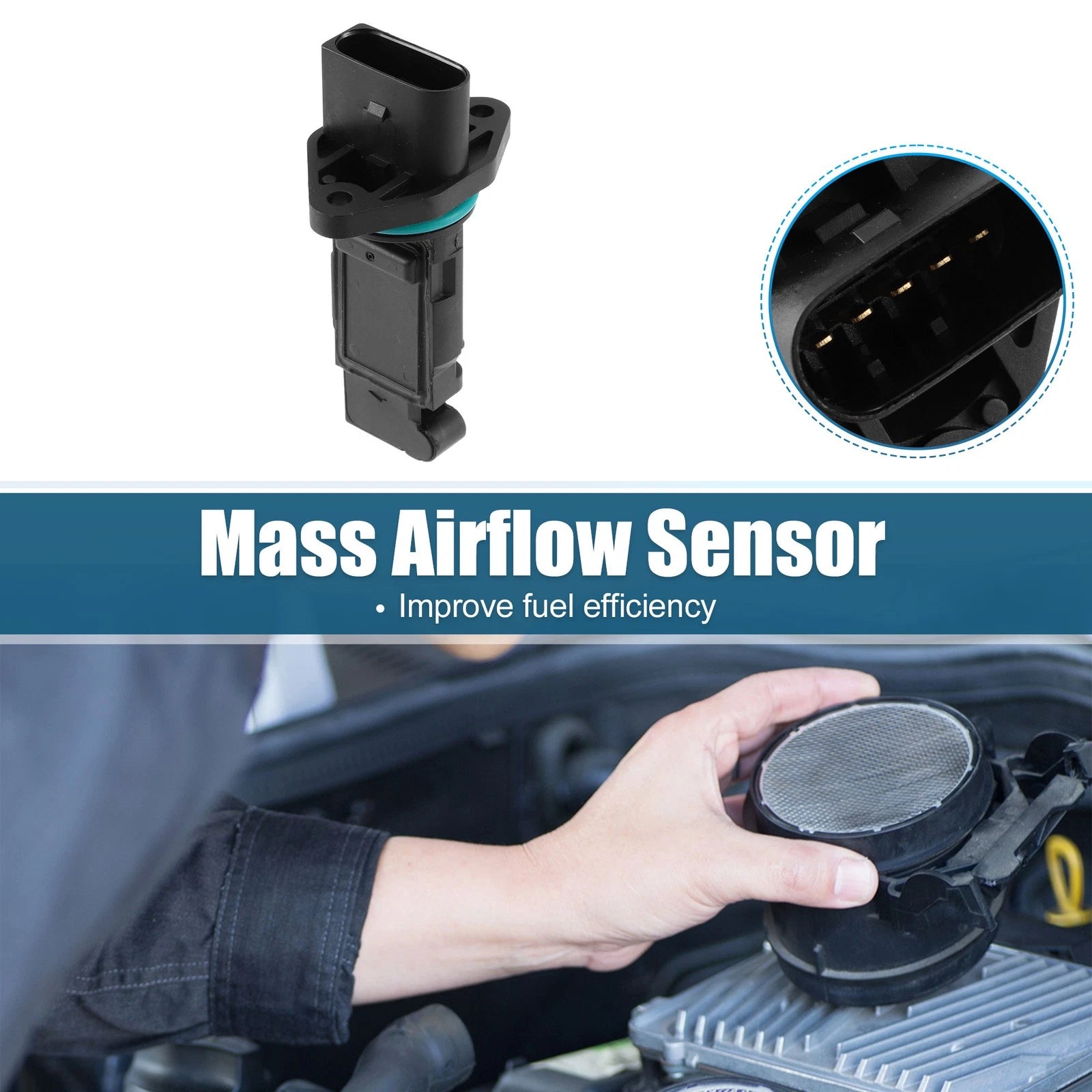 Mass Air Flow Sensor Meter OEM Replacement for VW Jetta 1.8L (2000–2005)