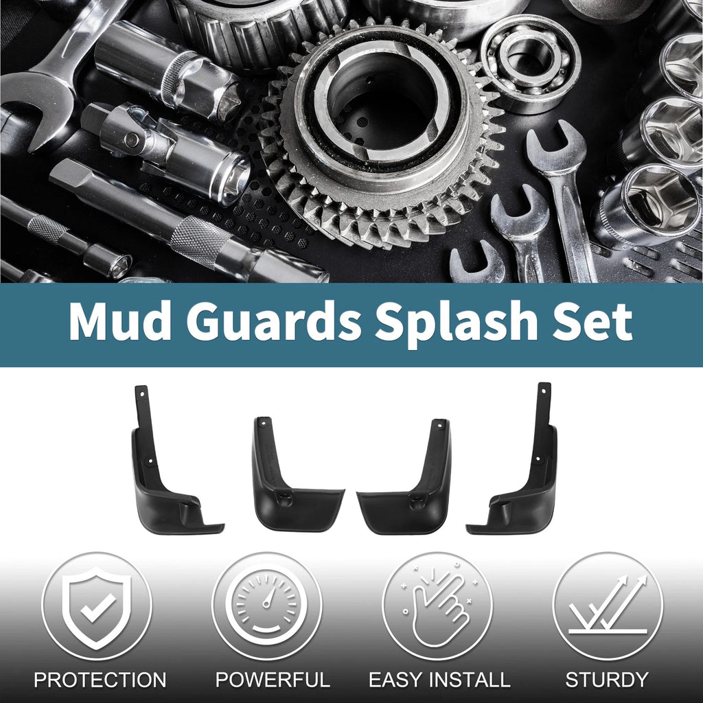 Mud Flaps Splash Guards 1Set Mud Guards for Toyota Ractis (2012–2018)