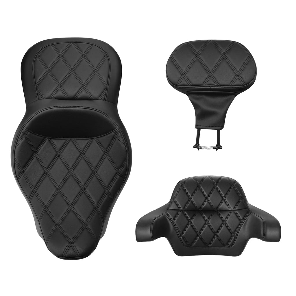 Seat Backrest Pad for Harley Street Electra Glide (2014–2023)