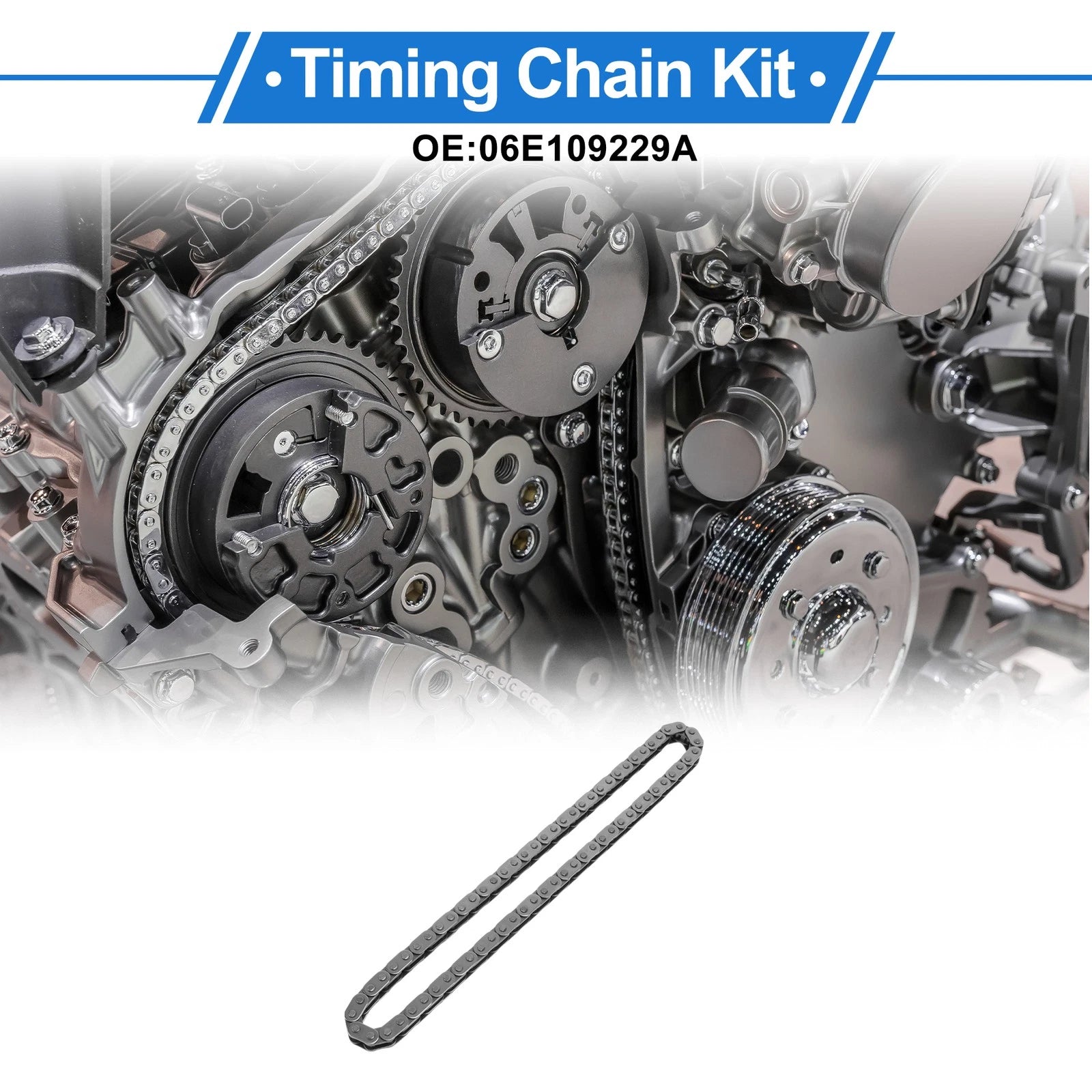 Timing Chain Kit for Audi A4 (2005–2009) No. 06E109229A