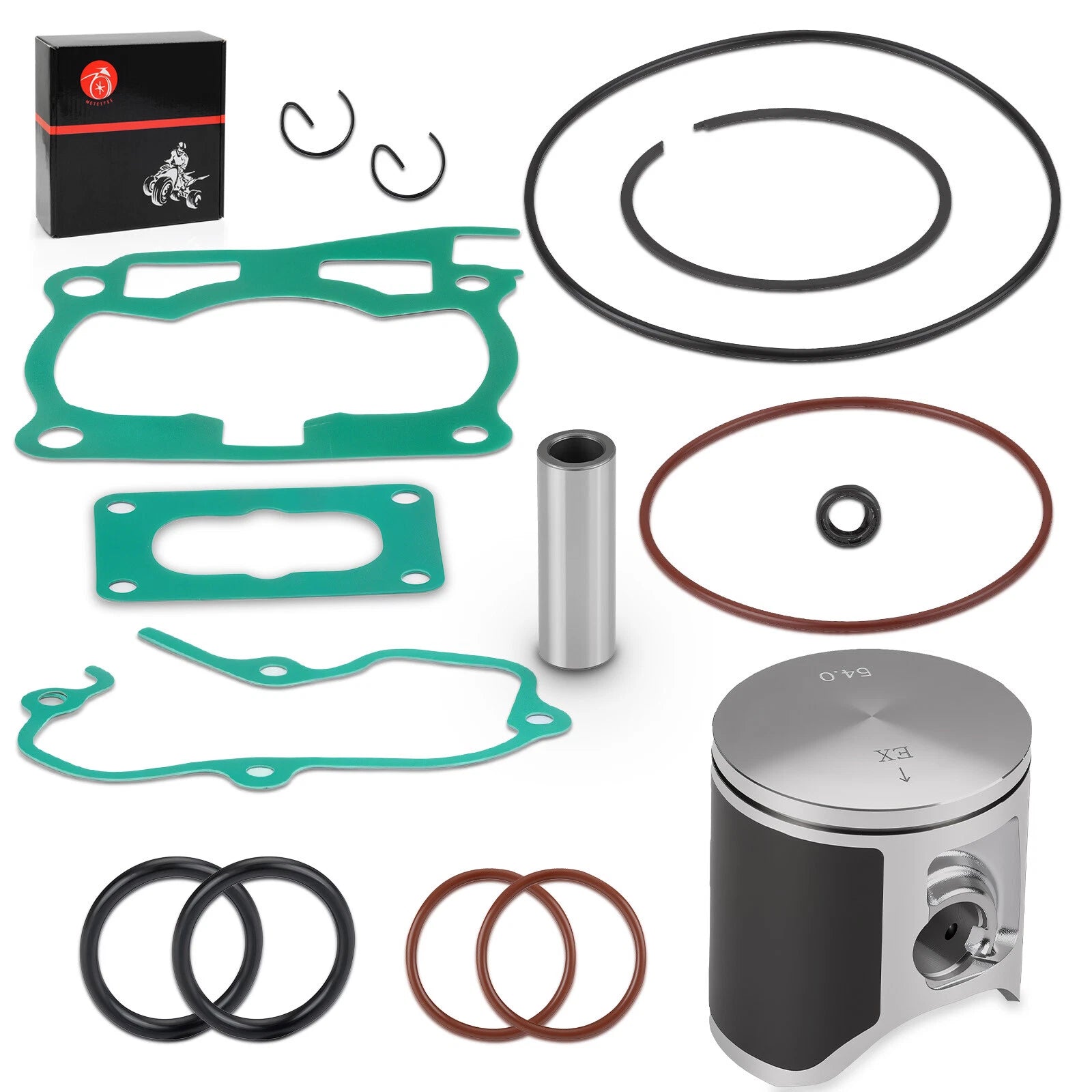 Top End Rebuild Piston Gasket Kit STD 54mm for Yamaha YZ125 (1997–2004)