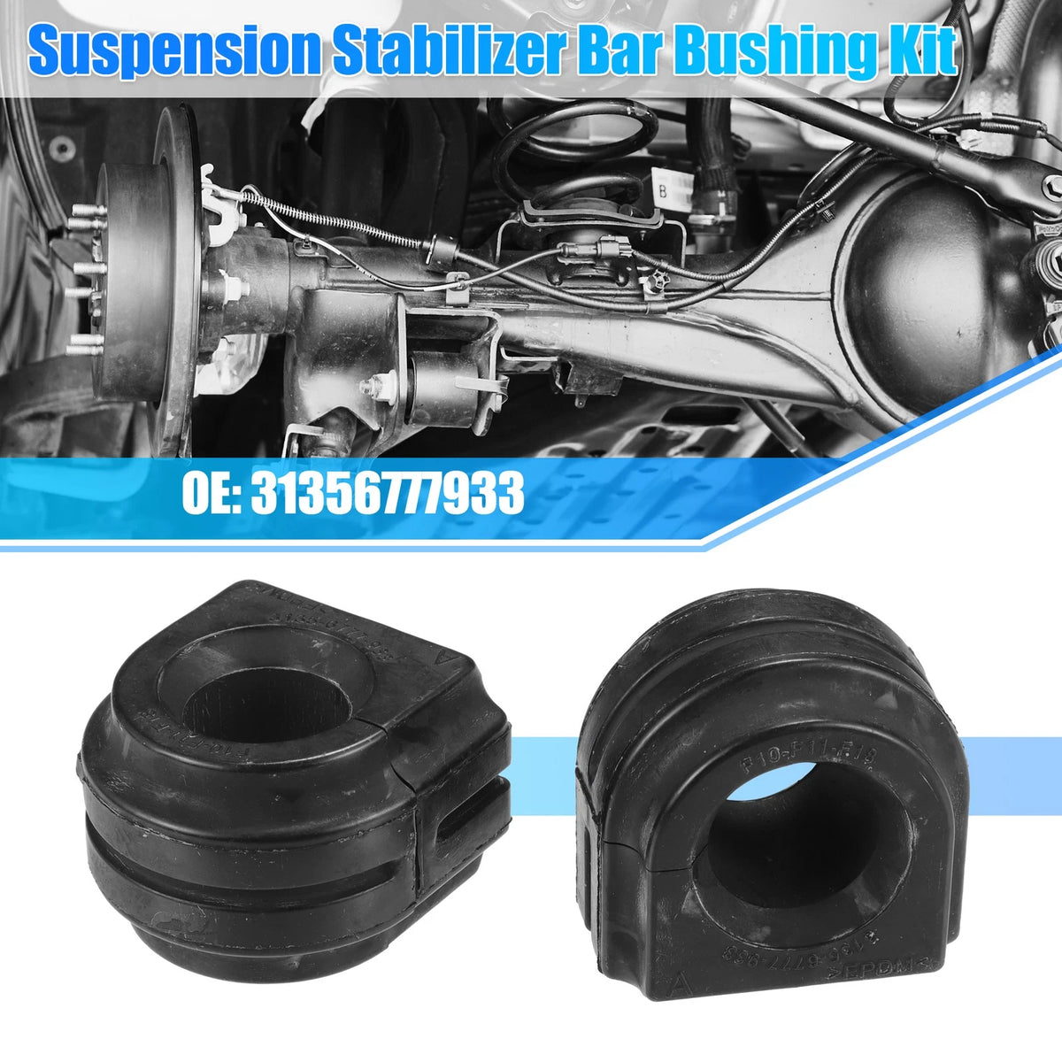 2PCS Suspension Stabilizer Bar Bushings Replacement for BMW 528i Base (2011–2023)