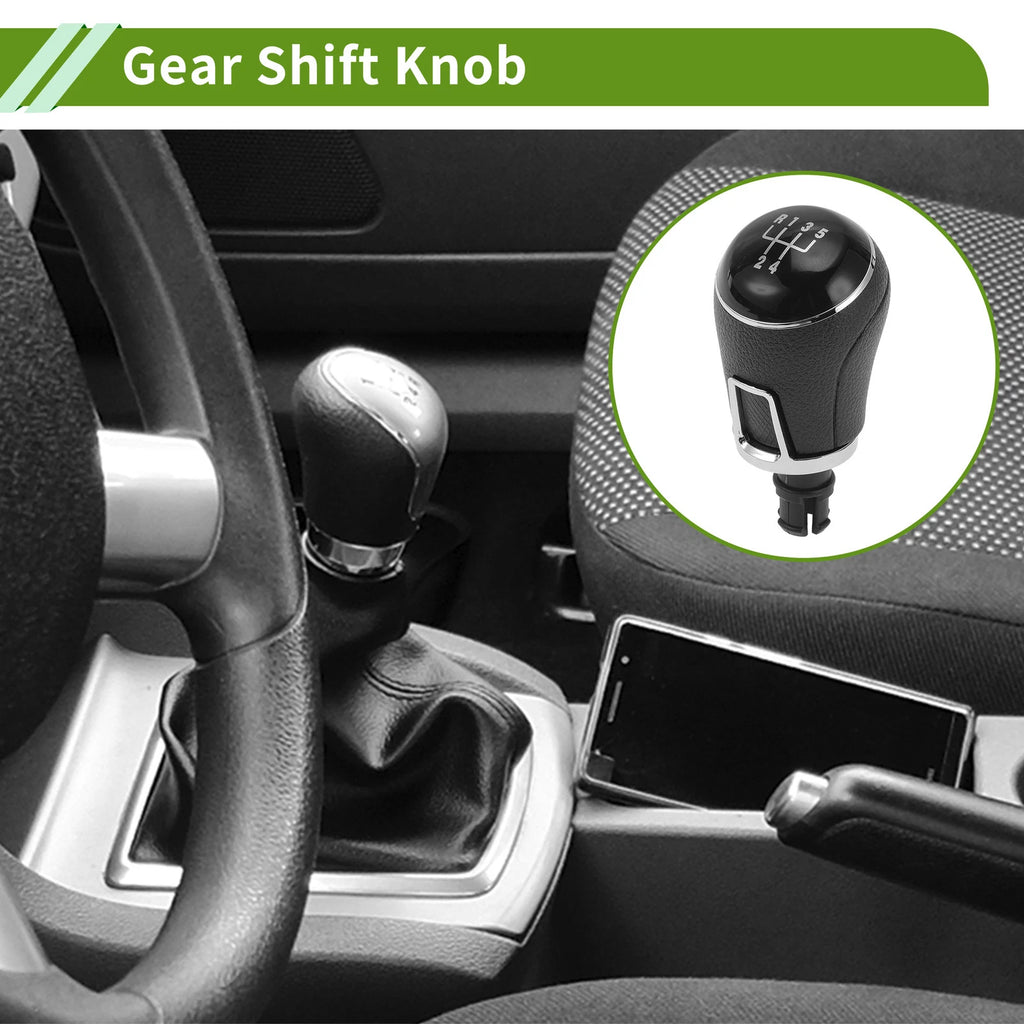 5 Speed Gear Shift Knob for VW Amarok (2011–2022) Black Plastic