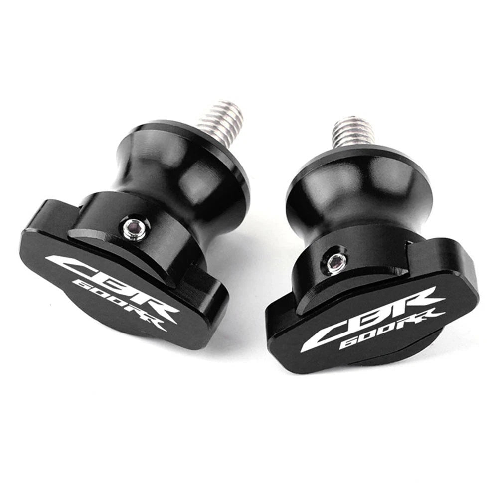 2x Motorcycle Swingarm Sliders Spools Stand Screws M8 For Honda CBR600RR 2003-17