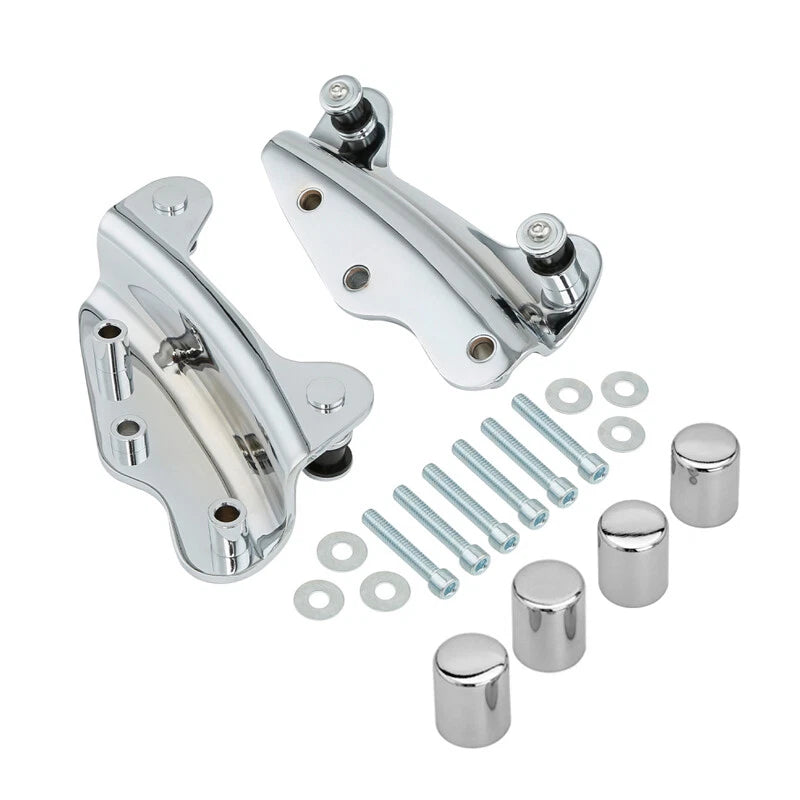 Chrome 4 Point Docking Hardware Kit for Harley Touring Models (2009–2013)