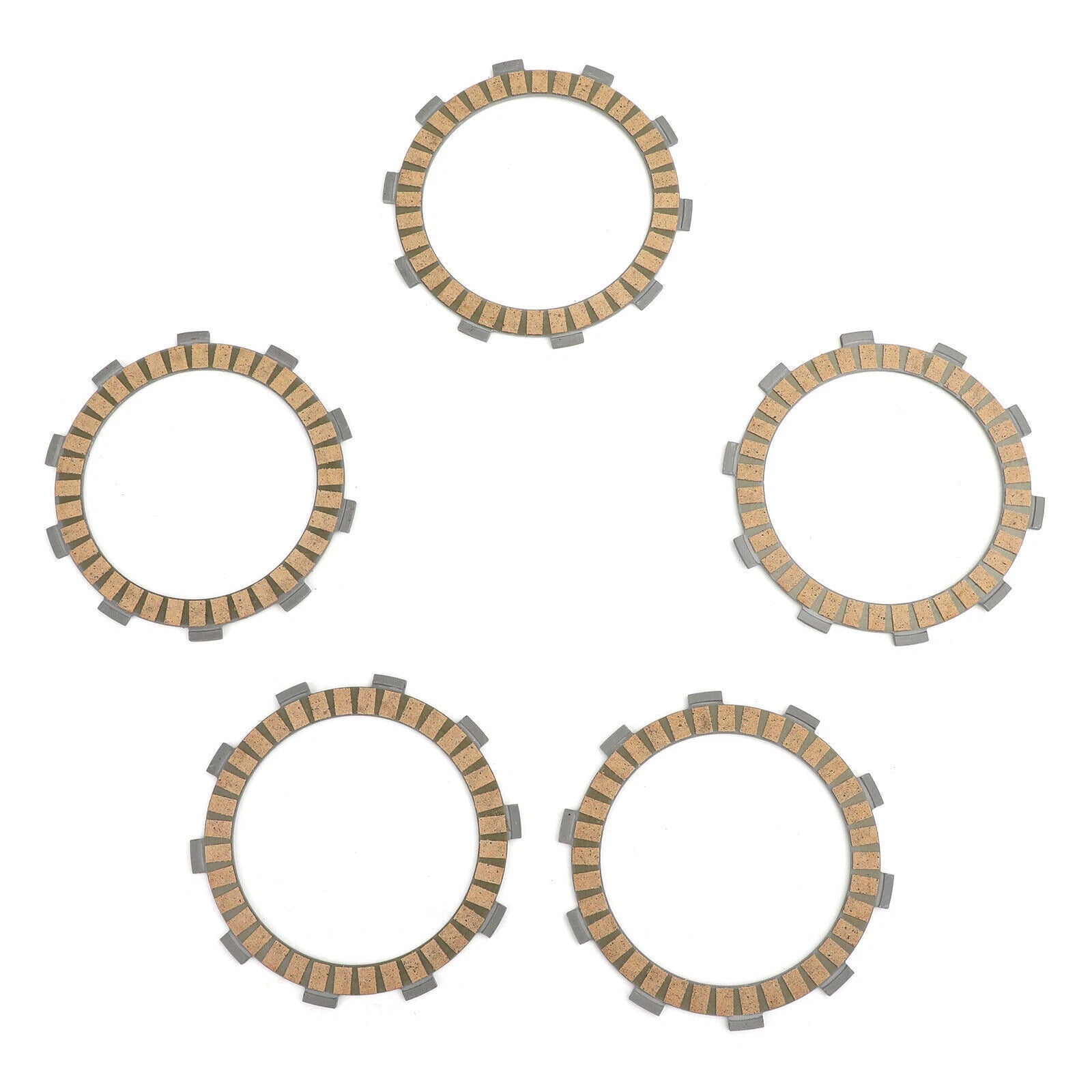 Clutch Friction Plate Kit for Yamaha SR185 (H/J), XT200 (J/K), TY125, YZ125 (X/C/F/G)