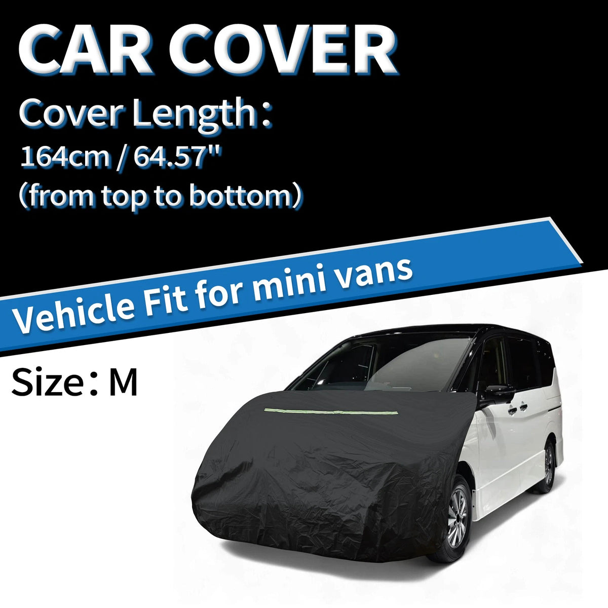 Hood Cover for Mini Vans (M) 210D Sino-Chemical Cotton