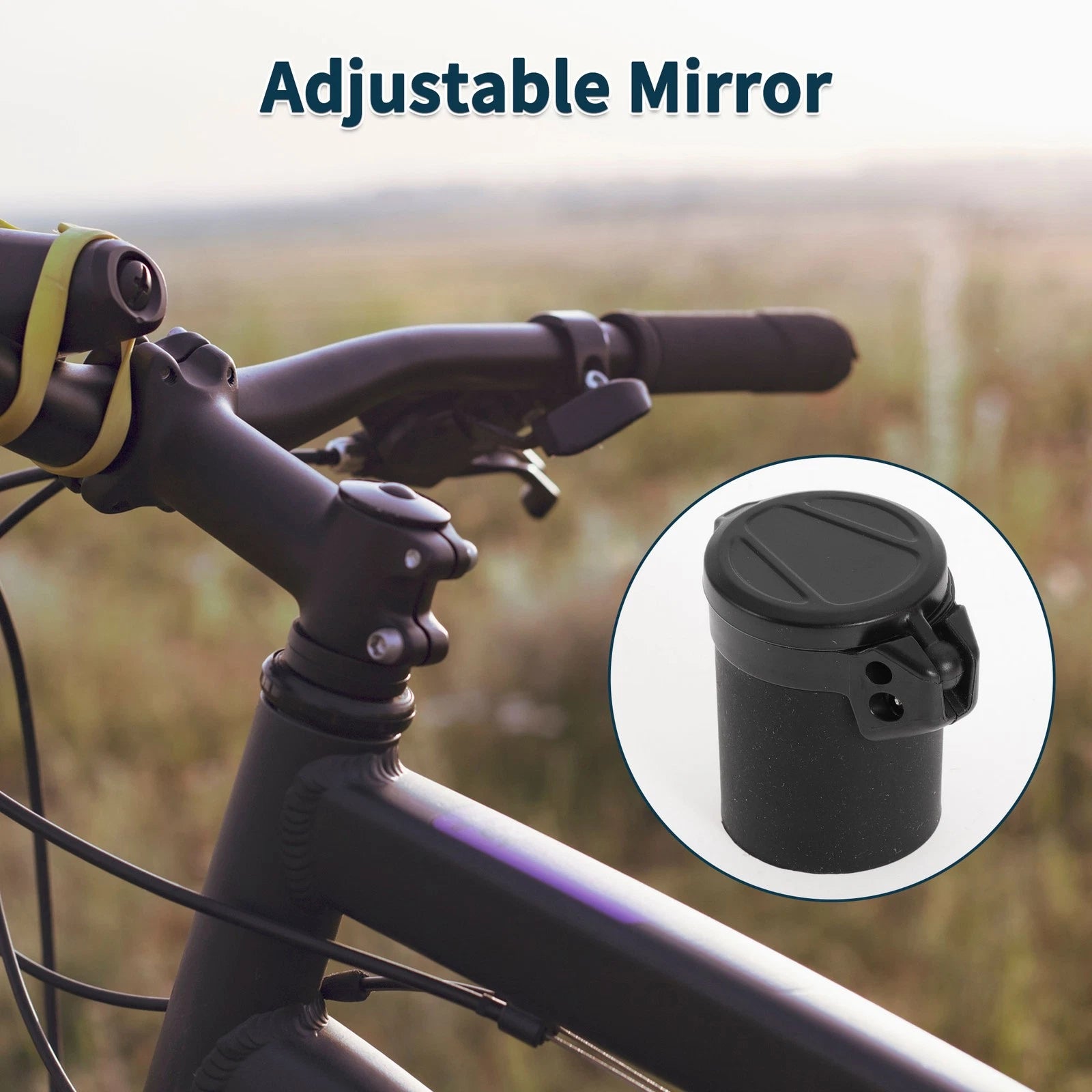 Universal Bike Rearview Mirror 36mm Front for Bicycle Mountain Road 1Pcs