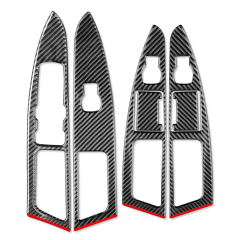 6PCS Power Window Switch Cover Trim for Ford Mondeo (2013–2017)