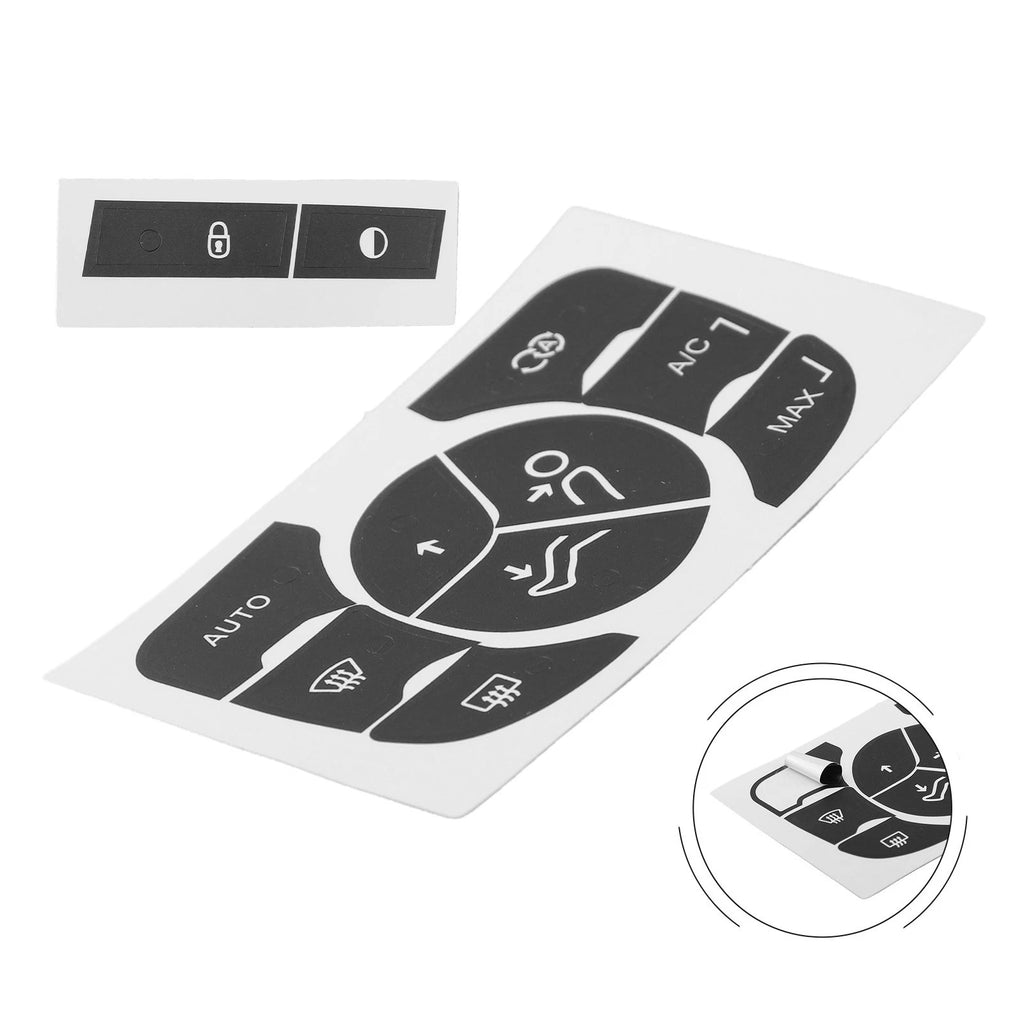 Button Repair Decals for C4 (2014–2018) - Improved Sunlight Resistance