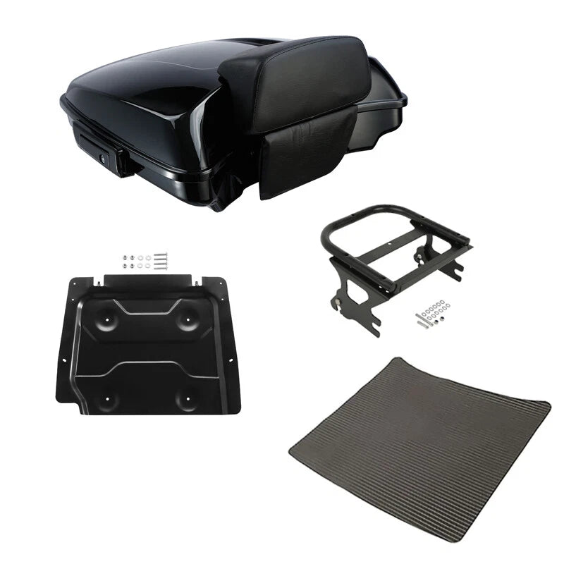 Trunk Backrest Mount Rack Plate for Harley Road King Glide (1997–2008)