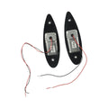 2X LED Navigation Tear Drop Lights for Marine Boat (Vertical Mount)