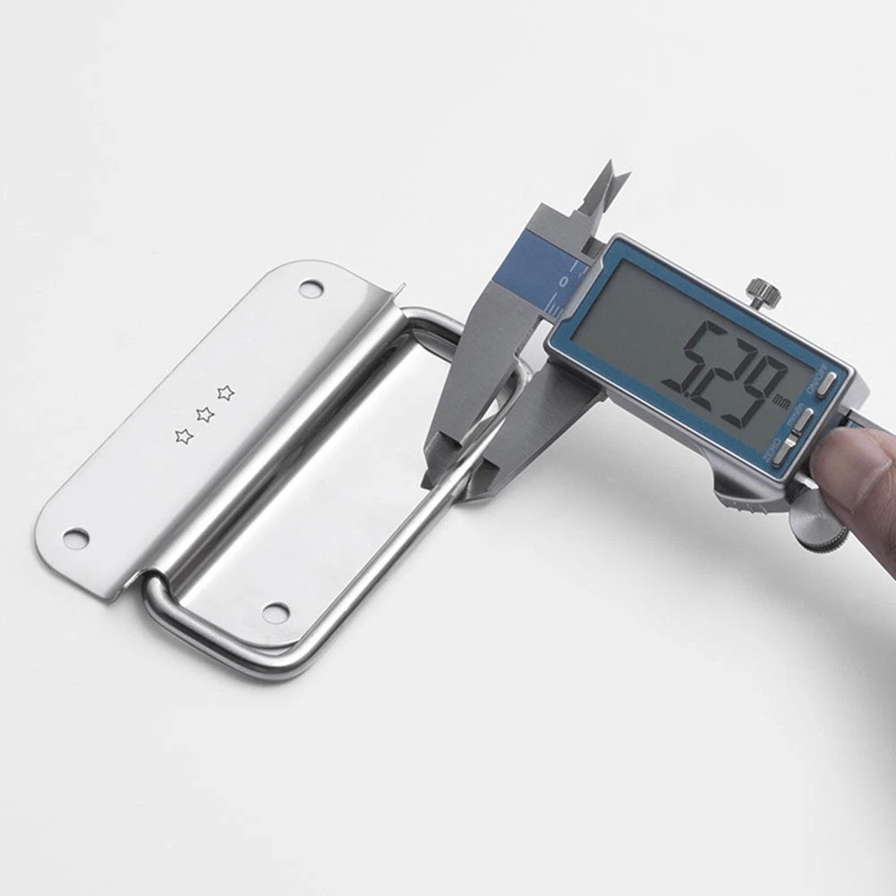Foldable Stainless Steel Handle for Cabinets Drawers (Modern Design)