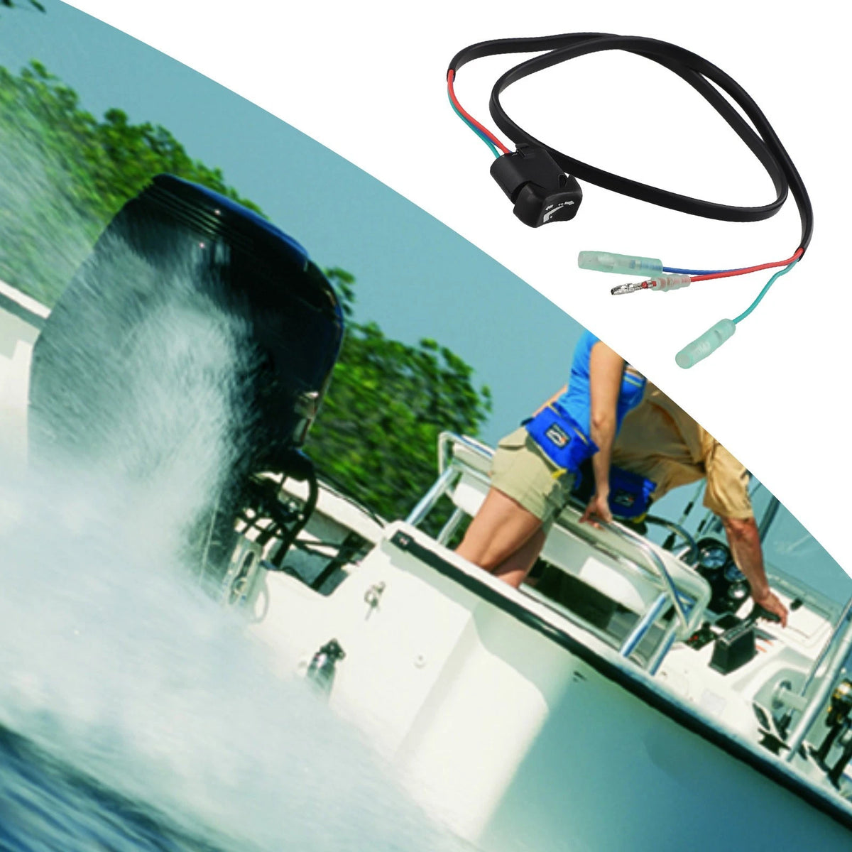 Power Trim & Tilt Switch for Suzuki Outboard (37850-93J10)