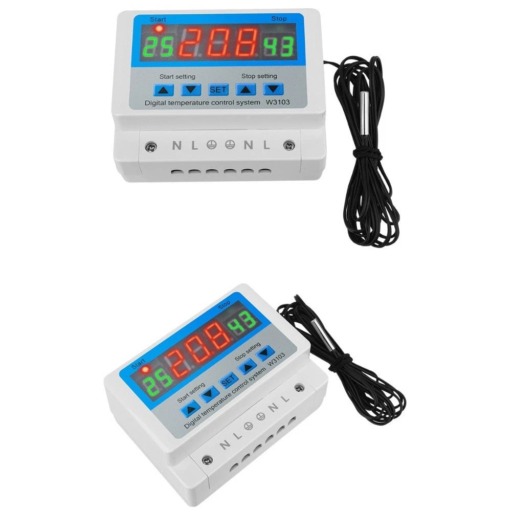 W3103 30A Digital Temperature Controller for Automotive (220V)