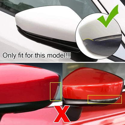 2Pcs Carbon Look Side Wing Mirror Cover Cap for Mazda 3 Axela (2020–2025)