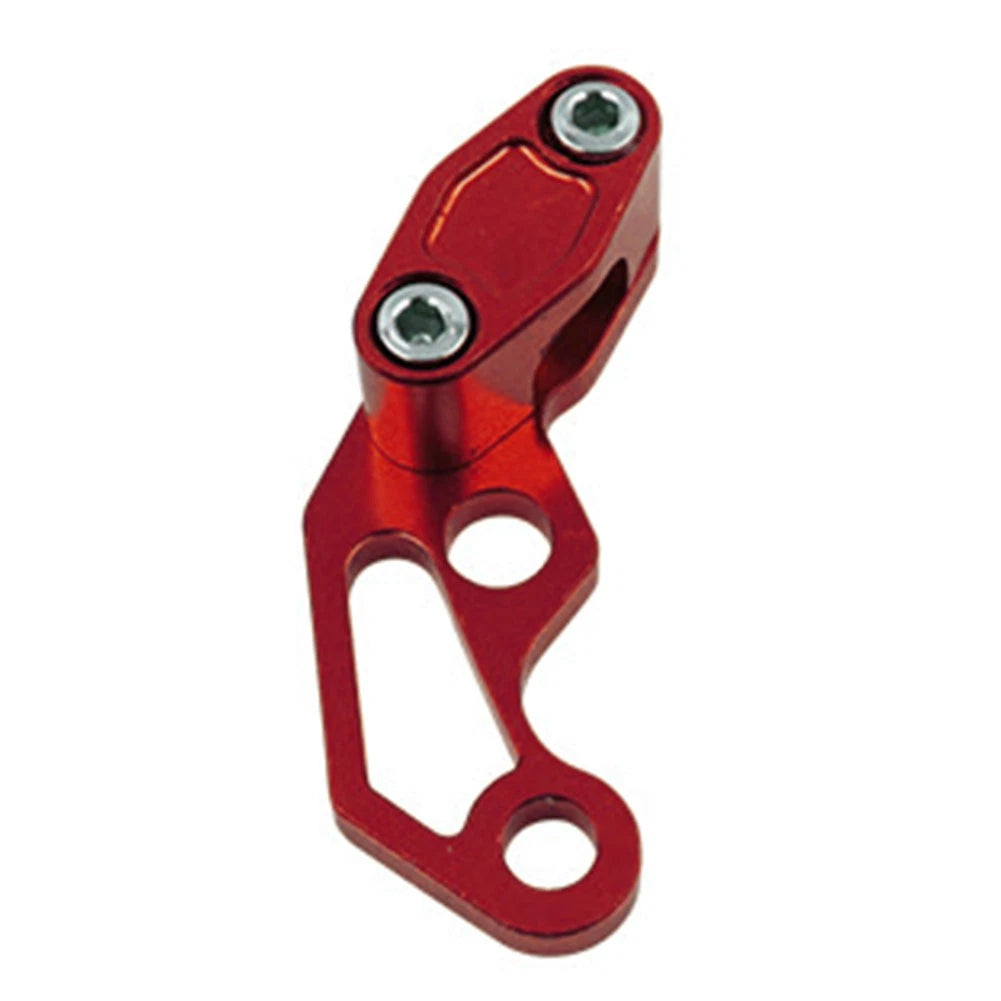 Brake Line Clamp Protector for Universal Fit Motor Bikes - Aluminum Red