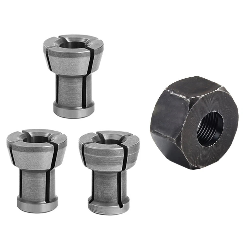 Chuck Adapter with Nut Split Bushing Converters for Wood Router