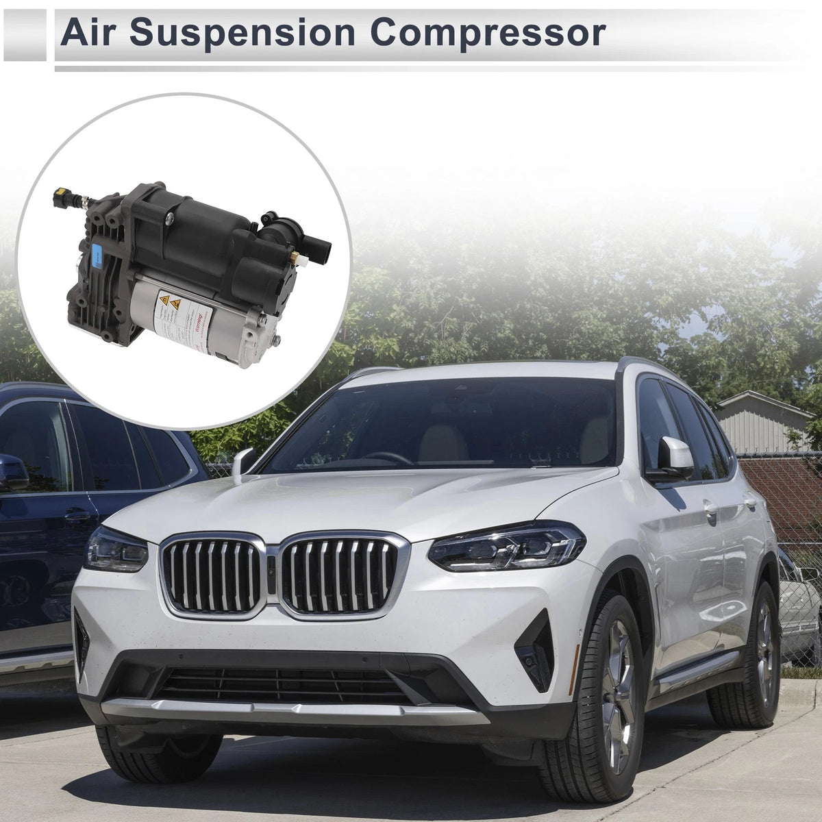 Air Suspension Compressor OEM Replacement for BMW X5 (2007–2013)