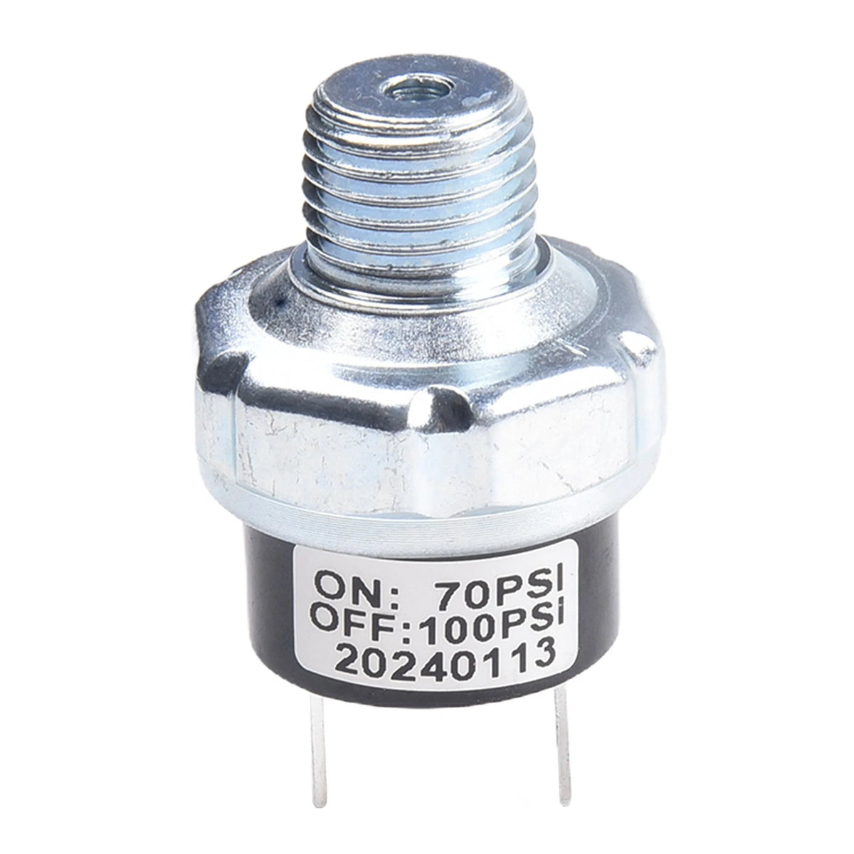 Pressure Switch for 1/4" NPT Aluminum Alloy (Silver Color)