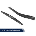 Rear Windshield Wiper Blade Arm Set 10 Inch for Dodge Nitro (2007–2009)