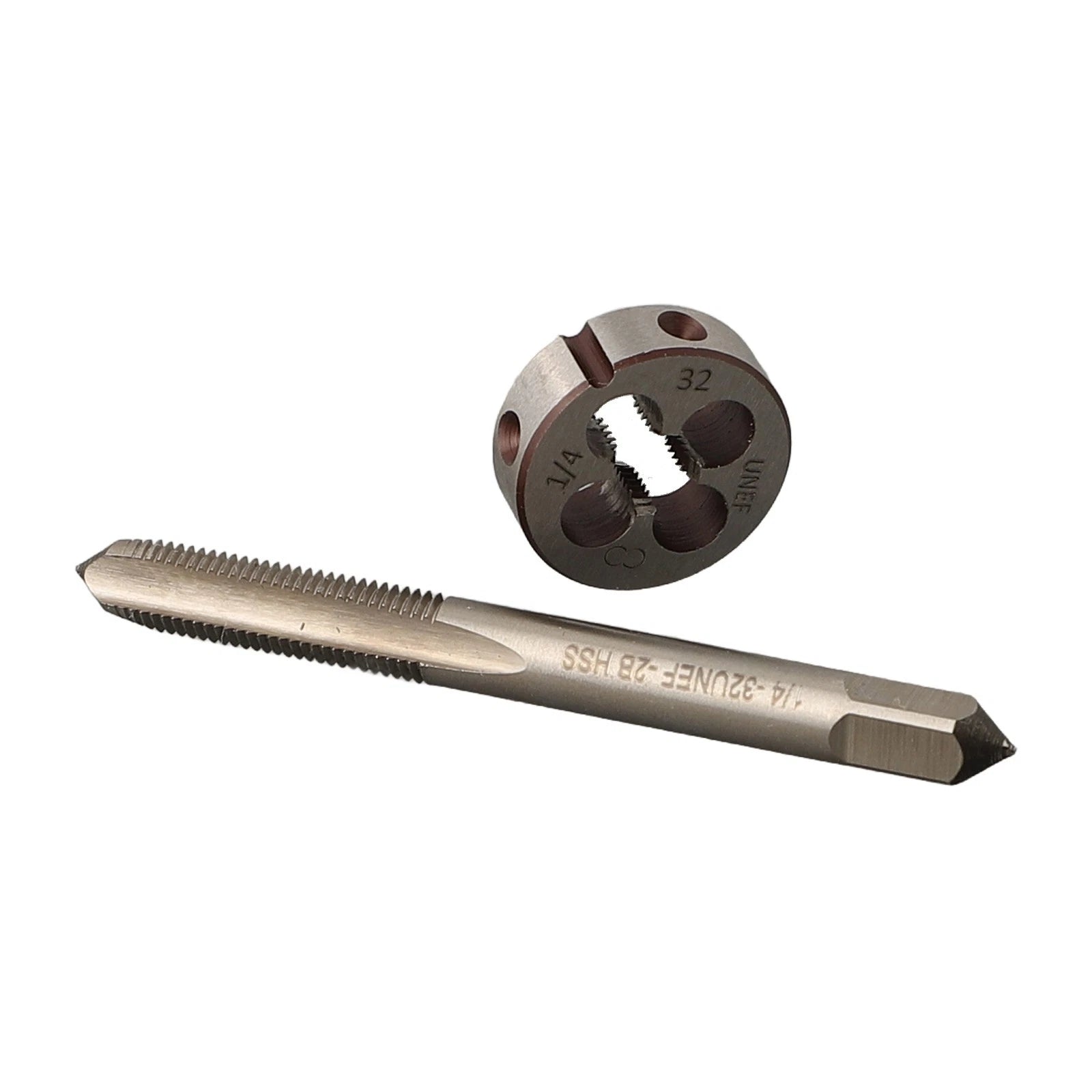 1/4-32 UNEF Tap and Die Set for Right Hand Threading