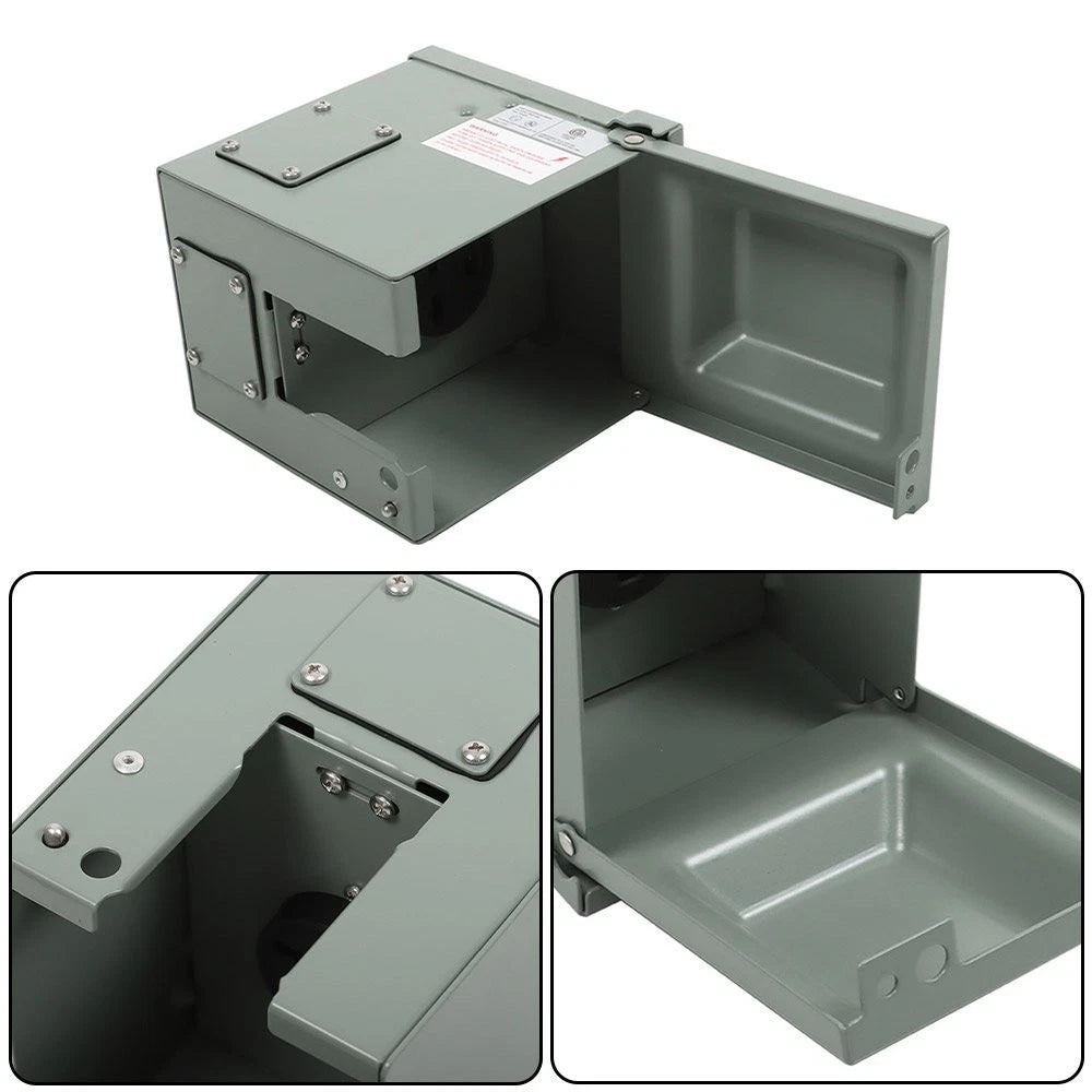 NEMA 6-30R 30 Amp 250 Volt Welding Power Outlet Box for