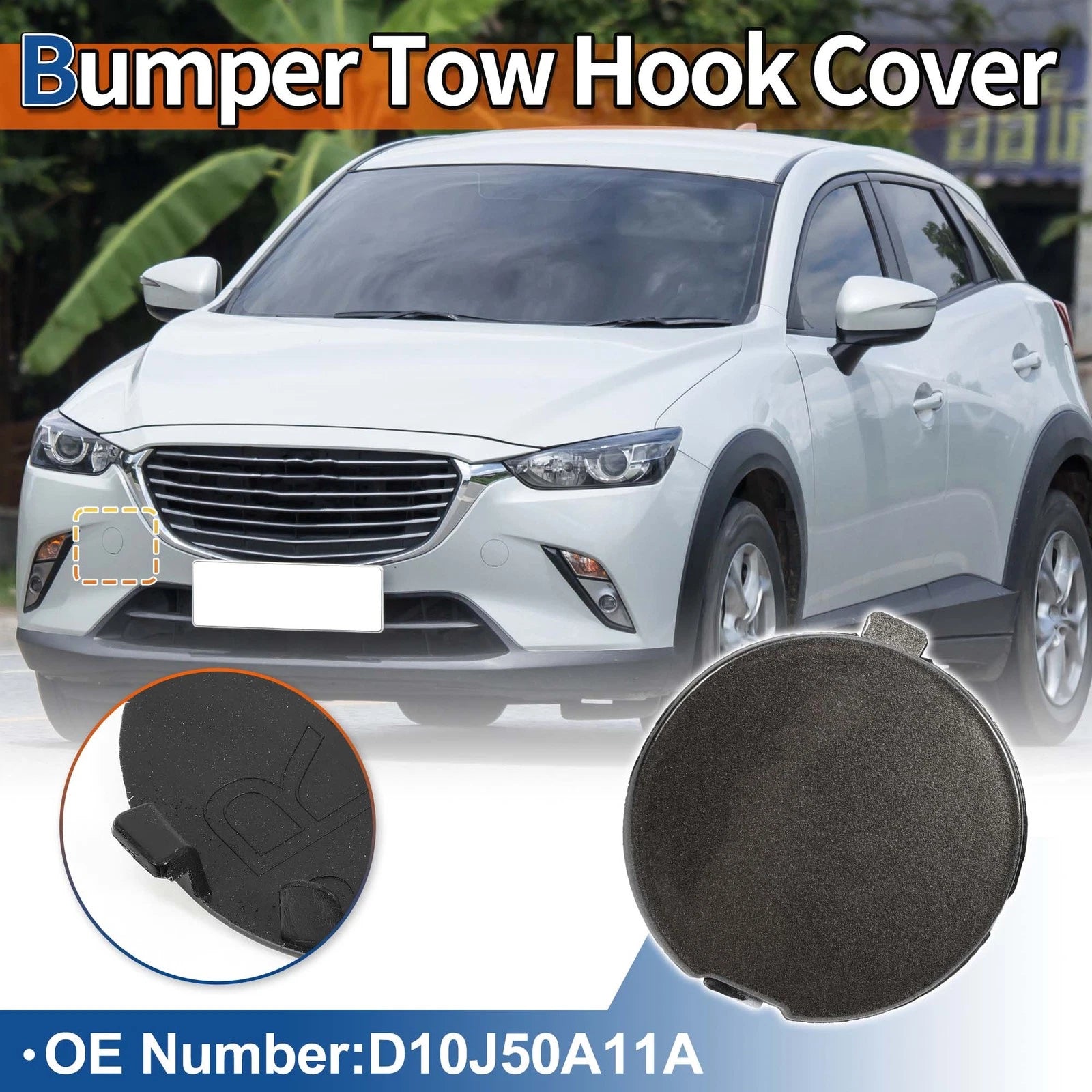 Front Tow Hook Cover for Mazda CX-5 (2013–2017)