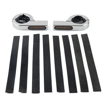 LED Fork Turn Signal Light Indicator for Harley Touring Dyna