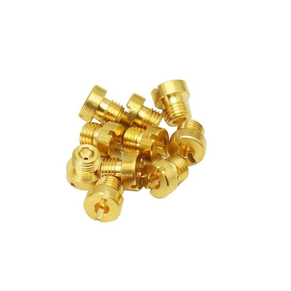 10Pcs M6X0.75mm Carburetor Main Jet #70-#94 For Dellorto 6413 For PHBH PHBL PHBE