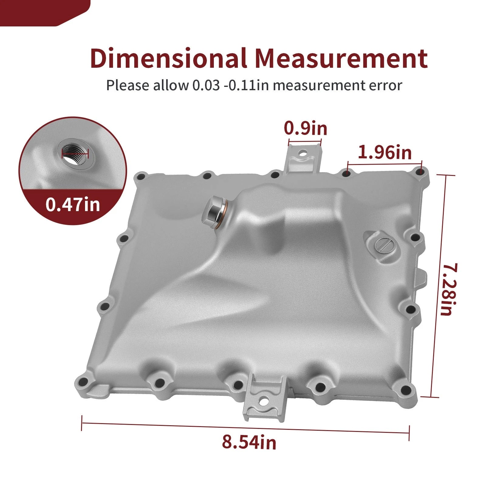 Oil Pan for Suzuki GSXR 1000 (2005–2006), GSXR 600-750 (2004–2005) 11511-29G00