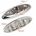 2Pcs 6" Stainless Steel Flip-up Dock Cleat for Boat Mooring