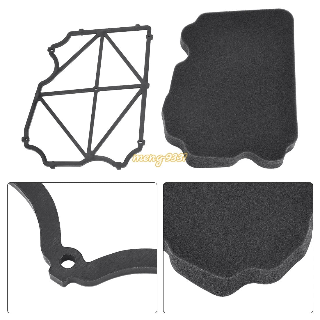 Air Filter Element Foam & Guide Holder Kit for Yamaha TW200 (1987–2024)