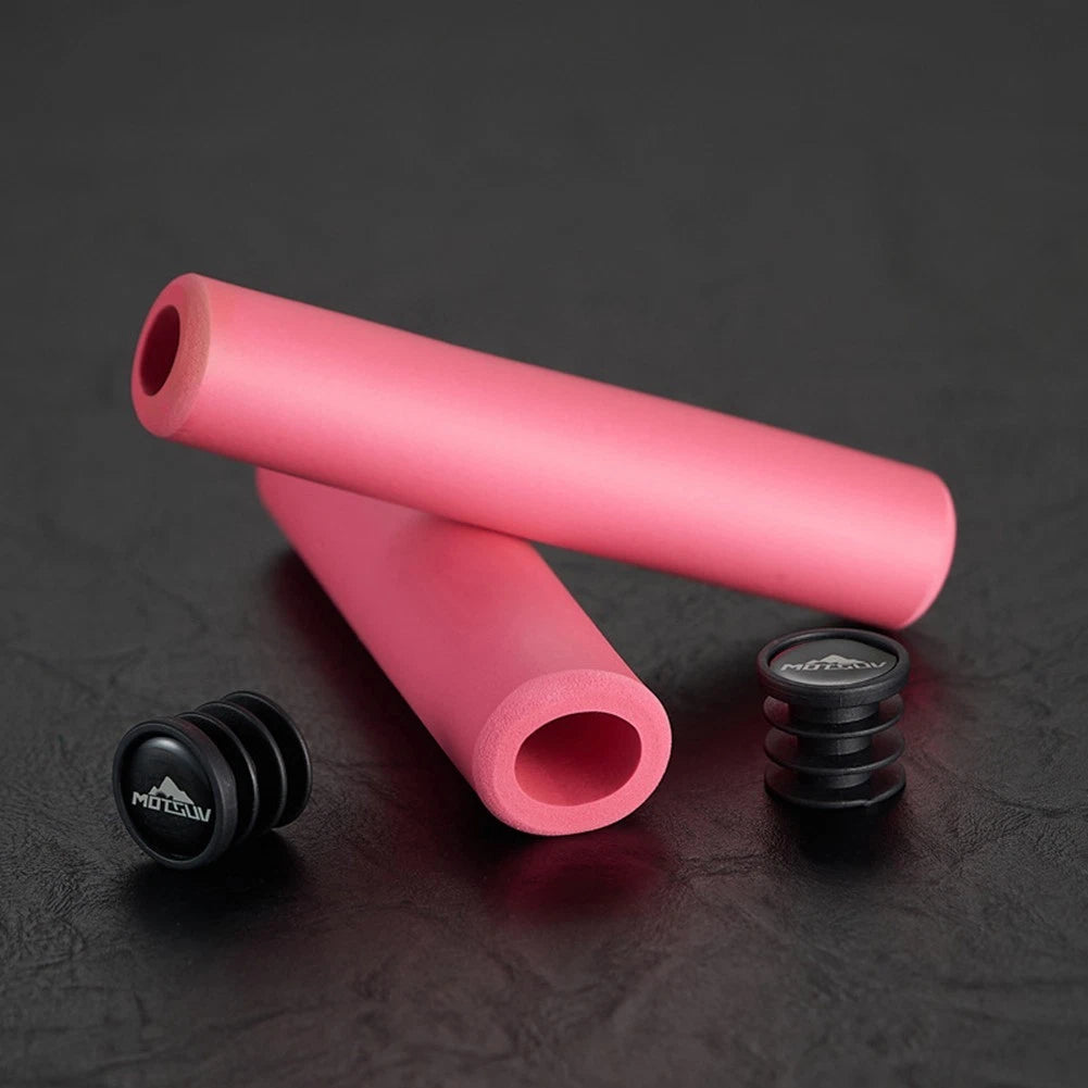 Silicone Grip Handle Cover for Bike (1 Pair) Non-slip Sponge