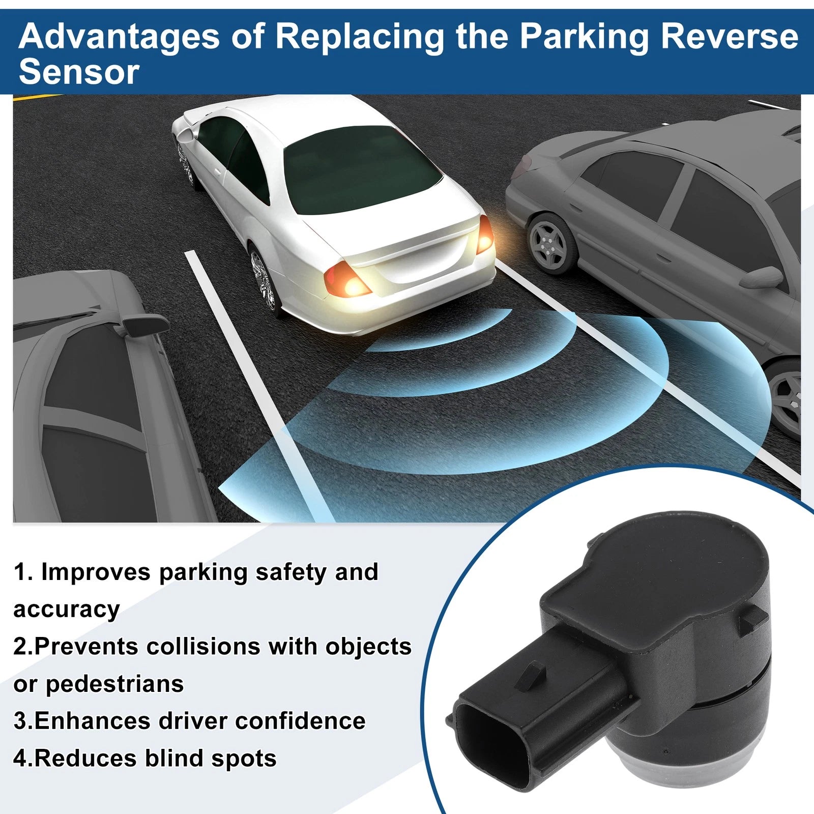 Reverse Backup Parking Sensor for Cadillac CTS (2008–2013) No.19116009