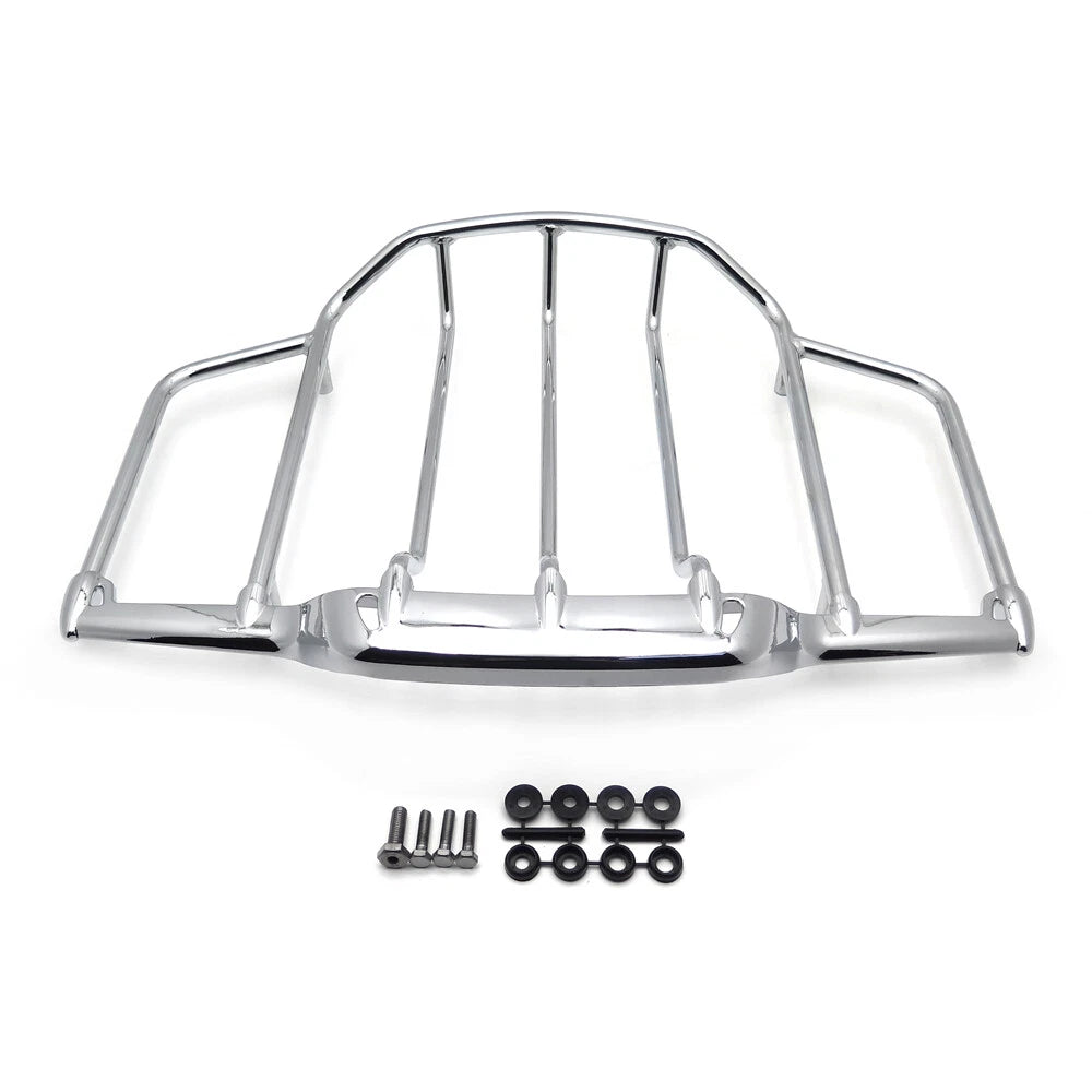 Chrome Luggage Rack for Harley Air Wing Tour Pak Trunk (1993–2013)