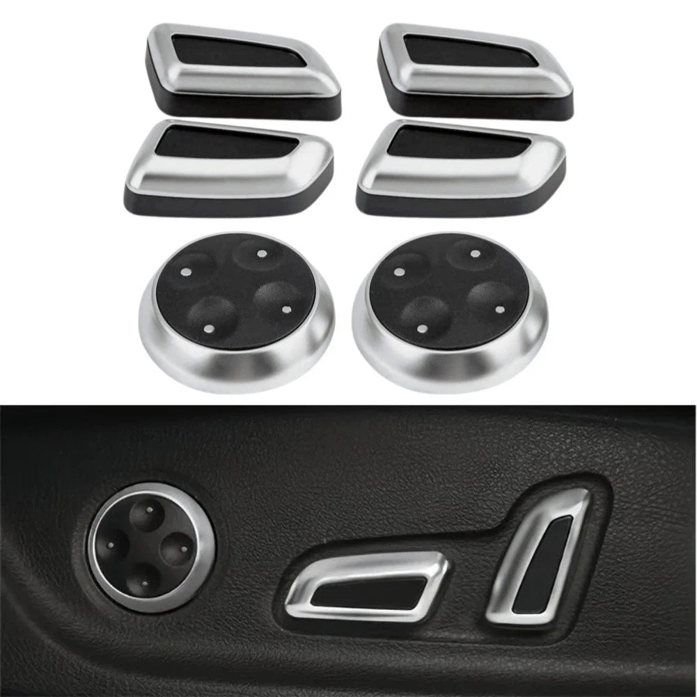 Chrome Seat Button Cover for
