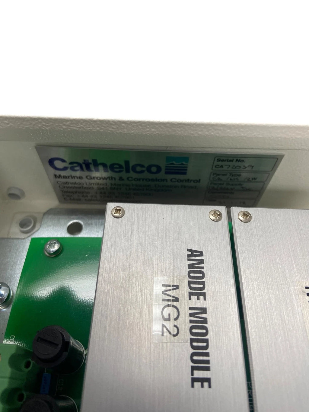 Cathelco Nano Control Panels for EB/NS (No Key) with 2 MGPS Copper Anodes