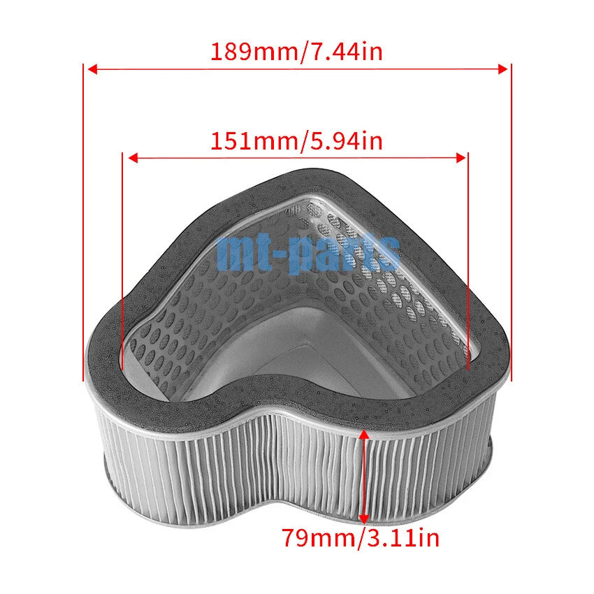 Air Filter Cleaner Element for Honda VTX 1800 (2004–2007) 17213-MCH-000