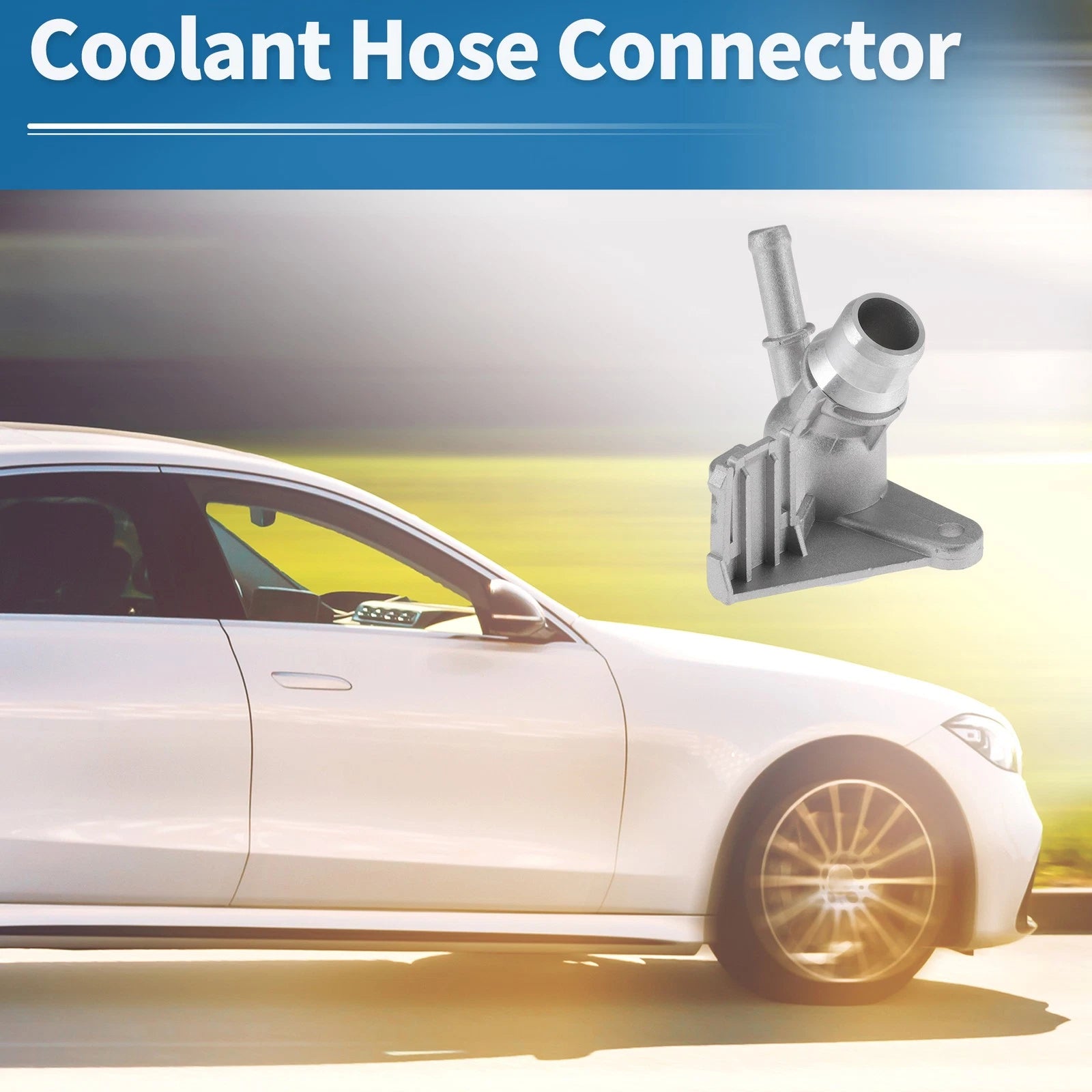 Engine Coolant Hose Connector OEM Replacement for Audi A4 (2008–2015)