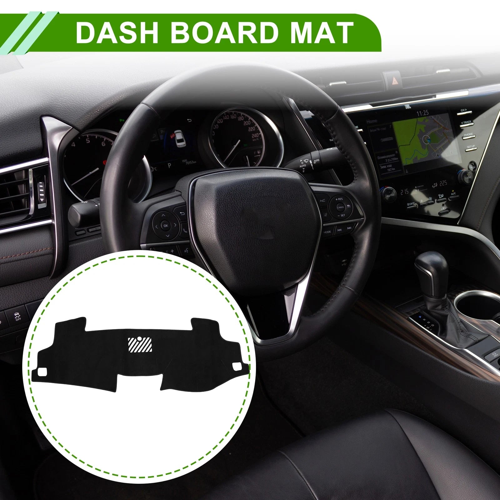Dashboard Dash Cover Mat Replacement for Toyota Camry (2017–2024) Sun Pad