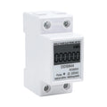 Compact Energy Meter with LCD Backlight Red LED Display for Automotive