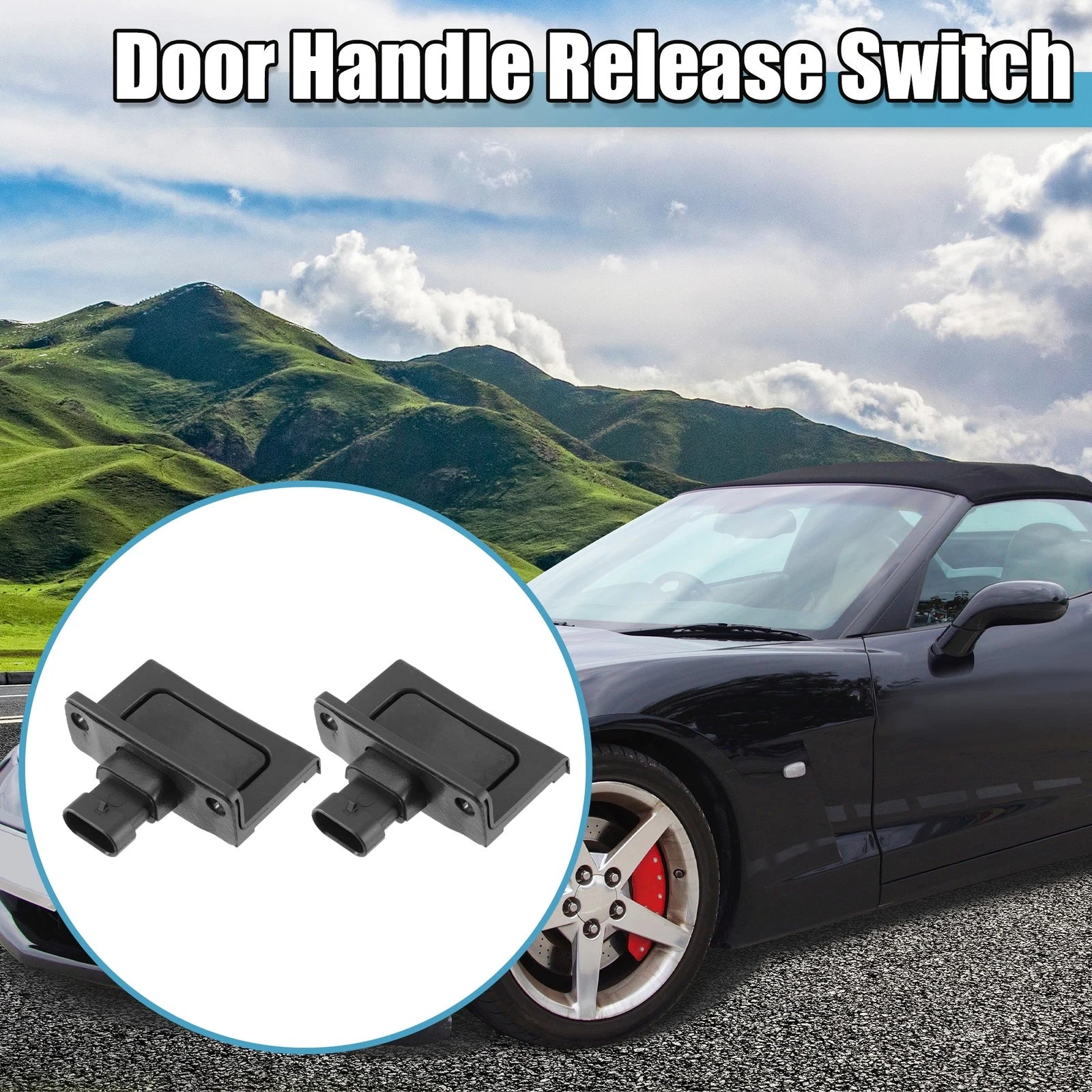 Door Latch Exterior Release Switch Set for Chevrolet Corvette C6 (2005–2013)