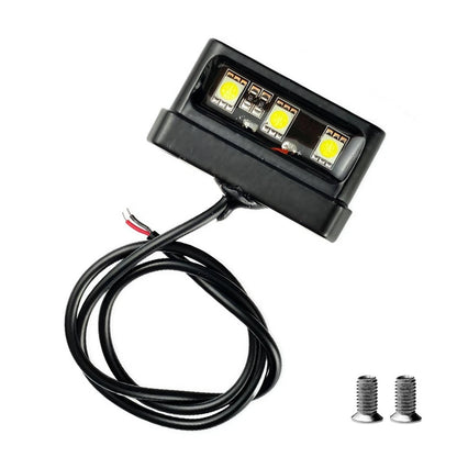 Rear Mount Light for Motorcycle License Plate (Fits Most Bikes)