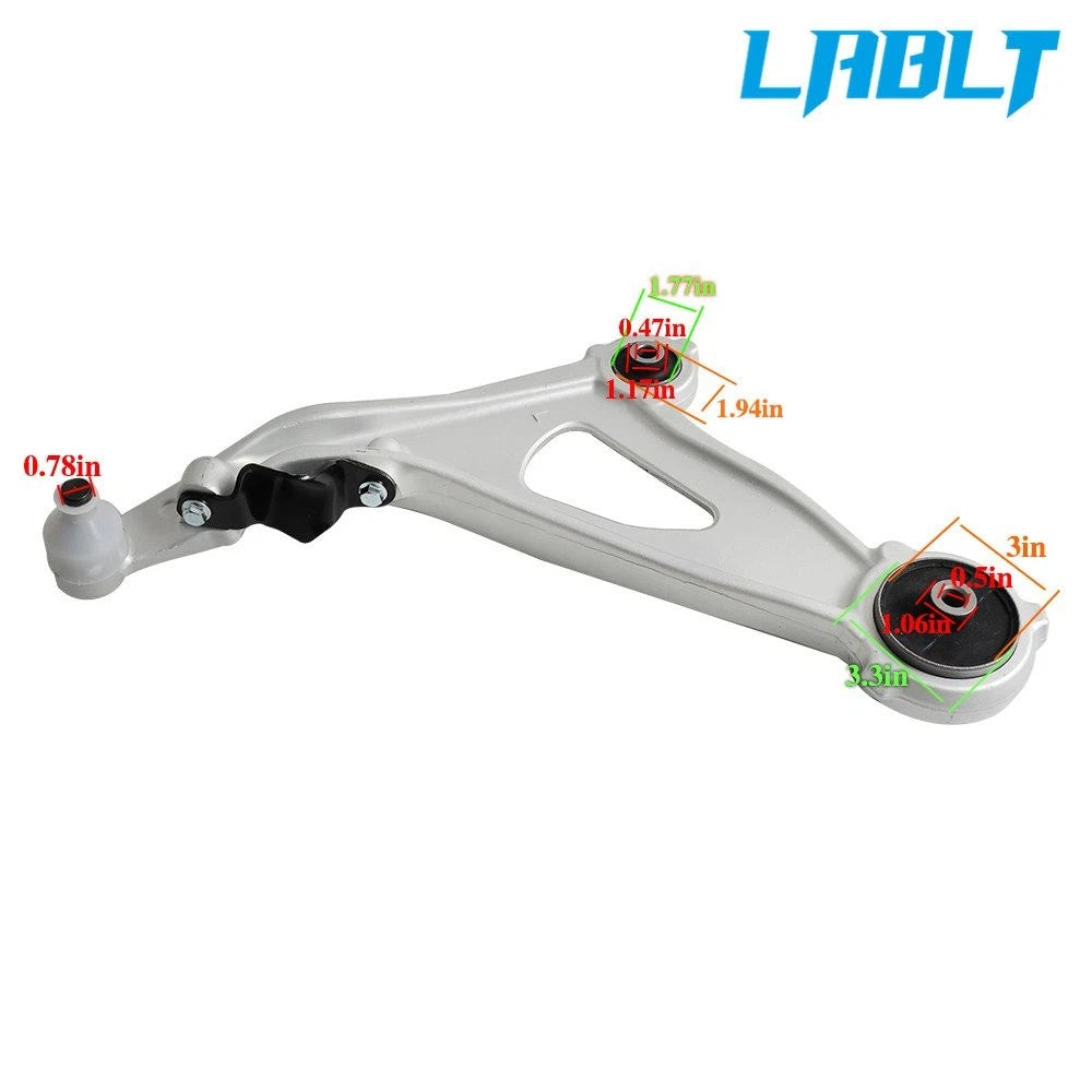 2Pcs Front Lower Control Arms w/ Ball Joints for Nissan Pathfinder (2013–2019)