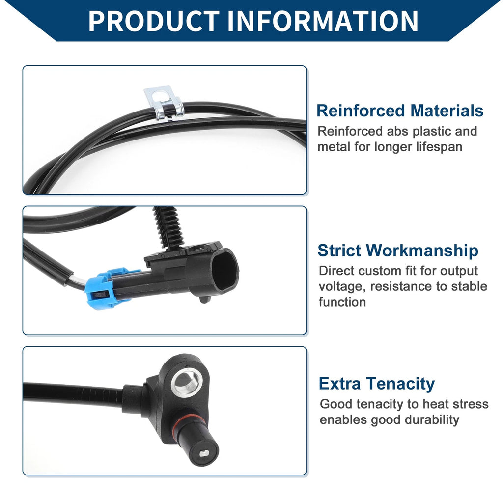 ABS Wheel Speed Sensor Replacement Front Right for Cadillac Escalade (2002–2006)