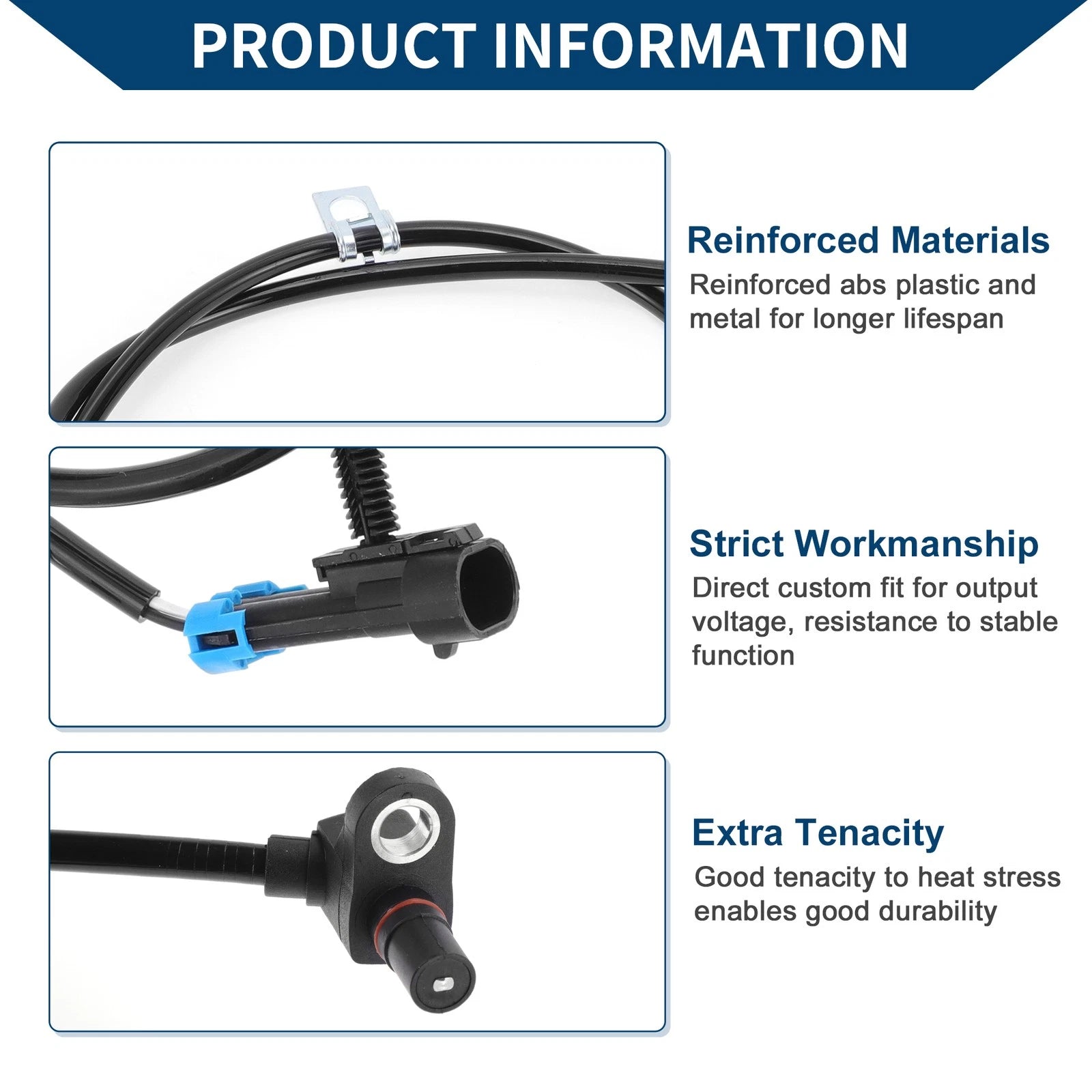 ABS Wheel Speed Sensor Replacement Front Right for Cadillac Escalade (2002–2006)