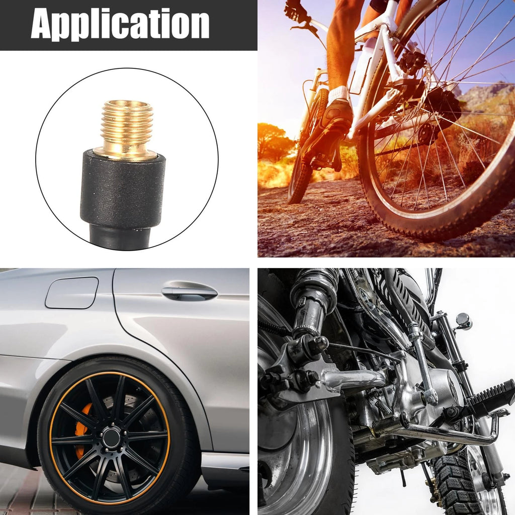 Flexible Copper Rubber Tire Valve Connect Pipe 40cm for Car Bike