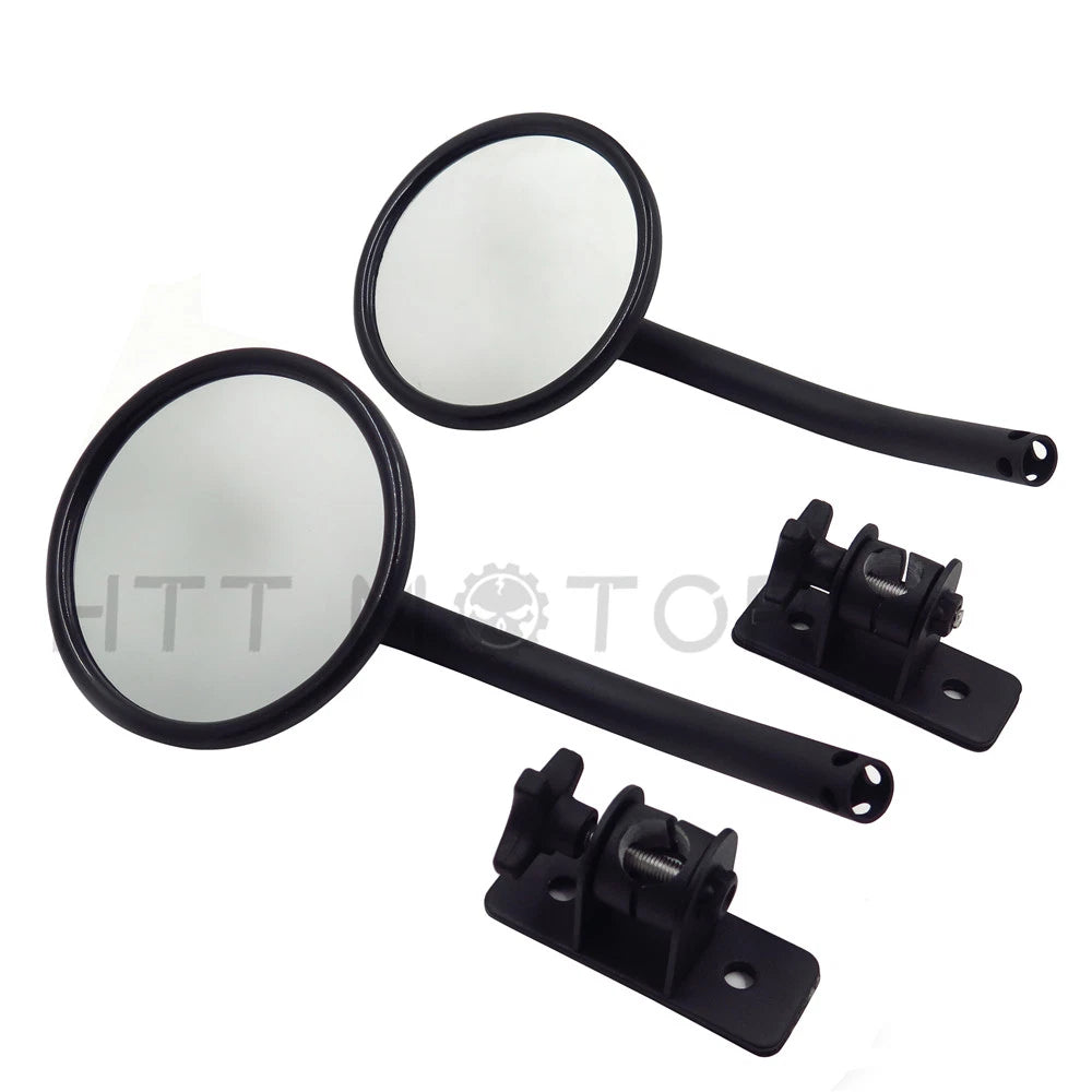 Mirror Relocation Pair for Jeep Wrangler TJ JK (1997–2017) Black Quick Release