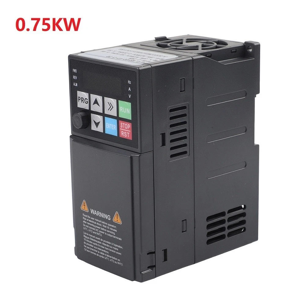 0.75kW VFD Motor Speed Regulator 220V 1-Phase Input 3-Phase Output